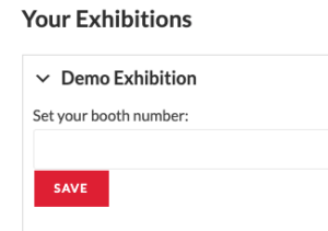 Add a booth number